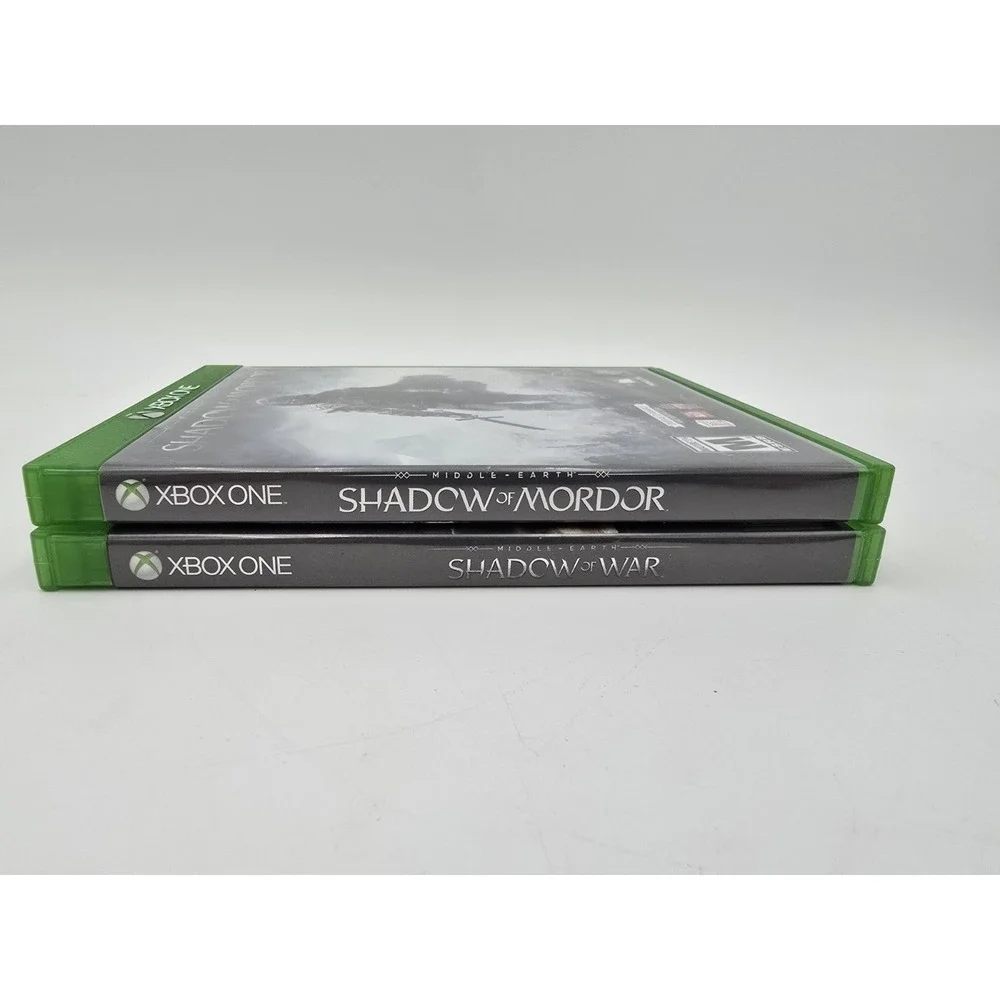 Middle Earth Shadow Of Mordor & Shadow‎ Of War Xbox One Lot Bundle